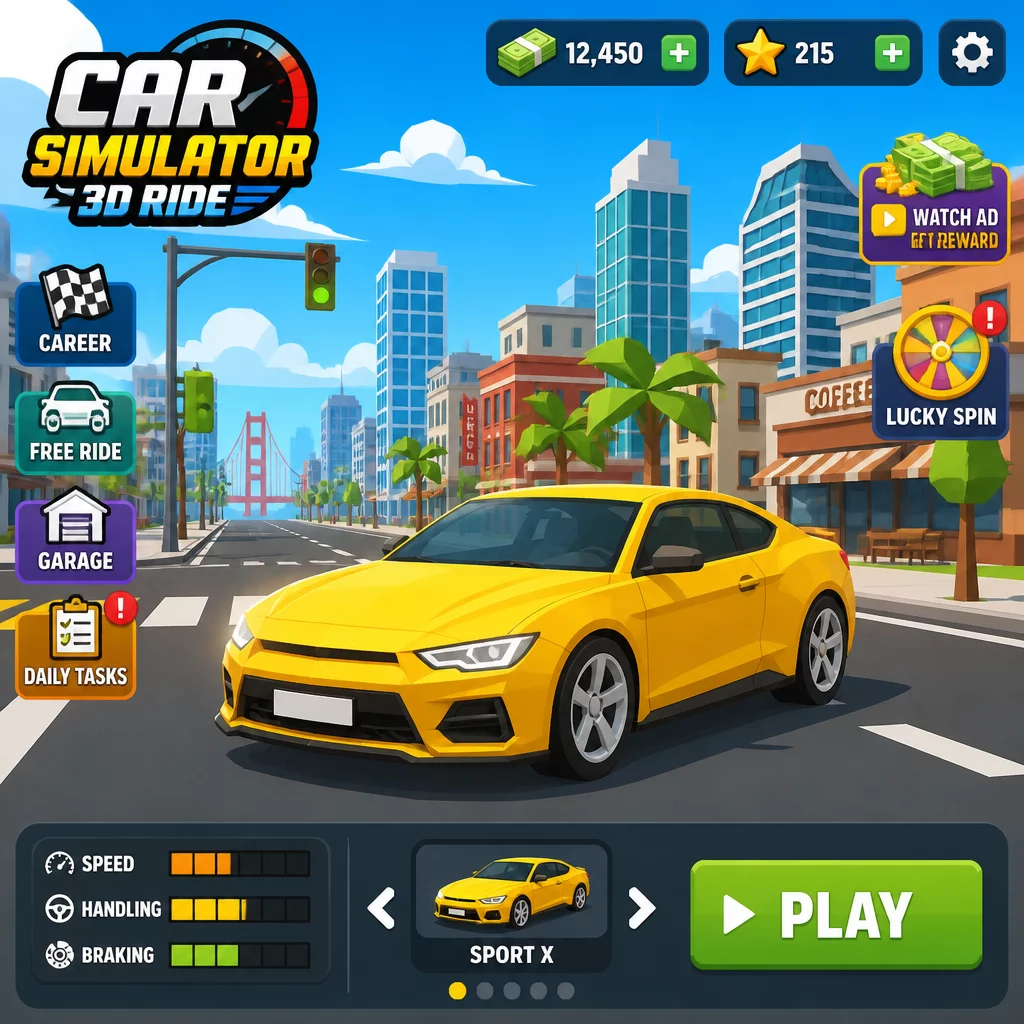 Car Simulator 3D Ride