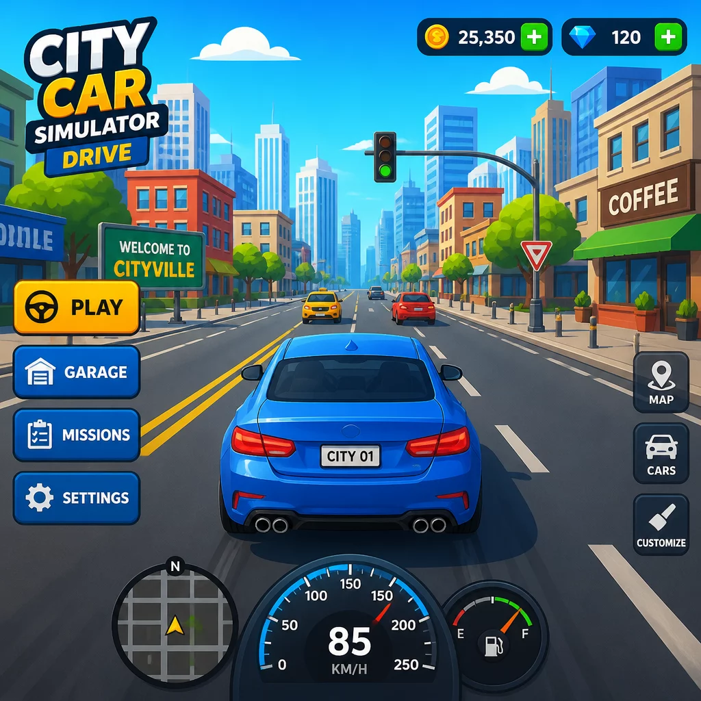 City Car Simulator Drive