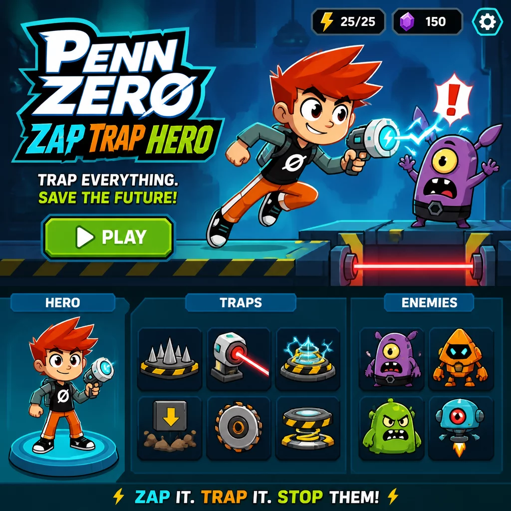 Penn Zero: Zap Trap Hero